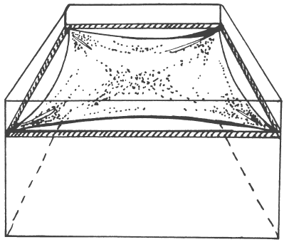 Крепление остальных углов полотна